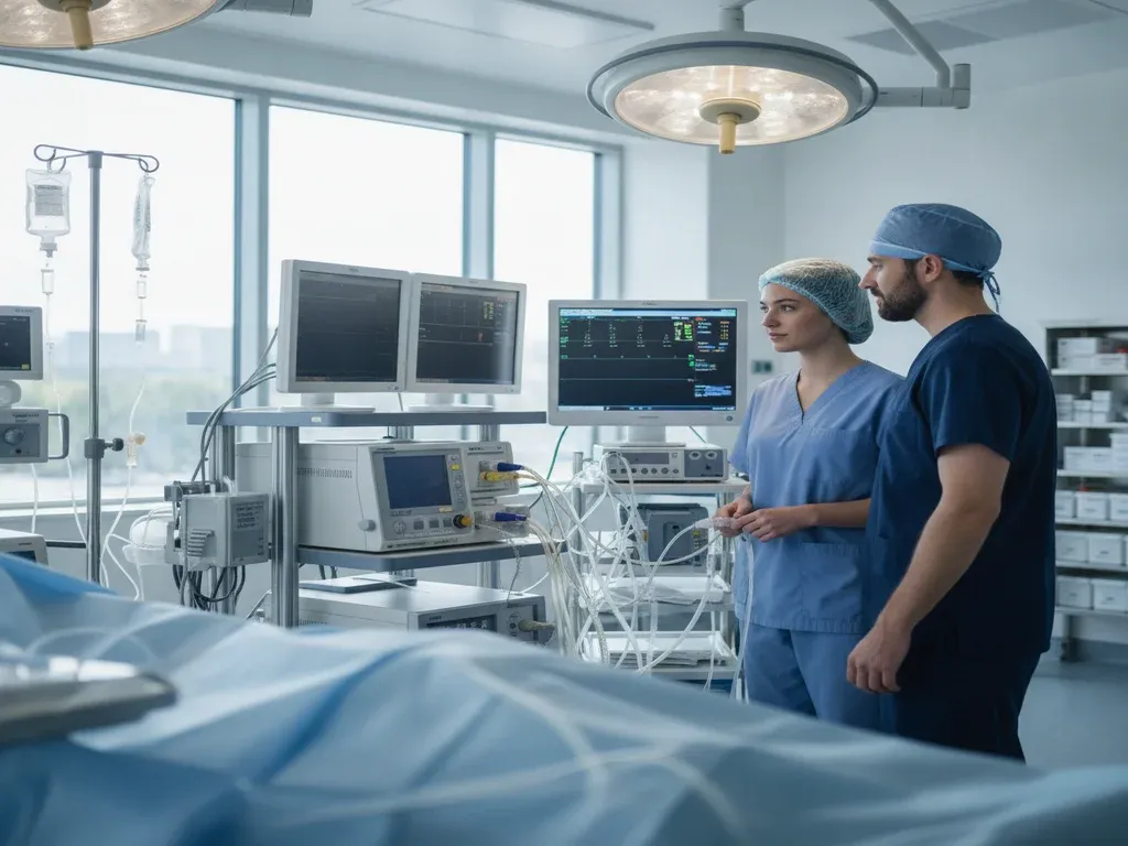 Certified anesthesiologist assistant job outlook: certified anesthesiologist assistant in scrubs confidently working