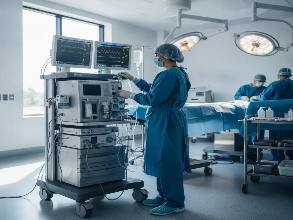 CAA work settings: certified anesthesiologist assistant working in a high-acuity hospital operating room