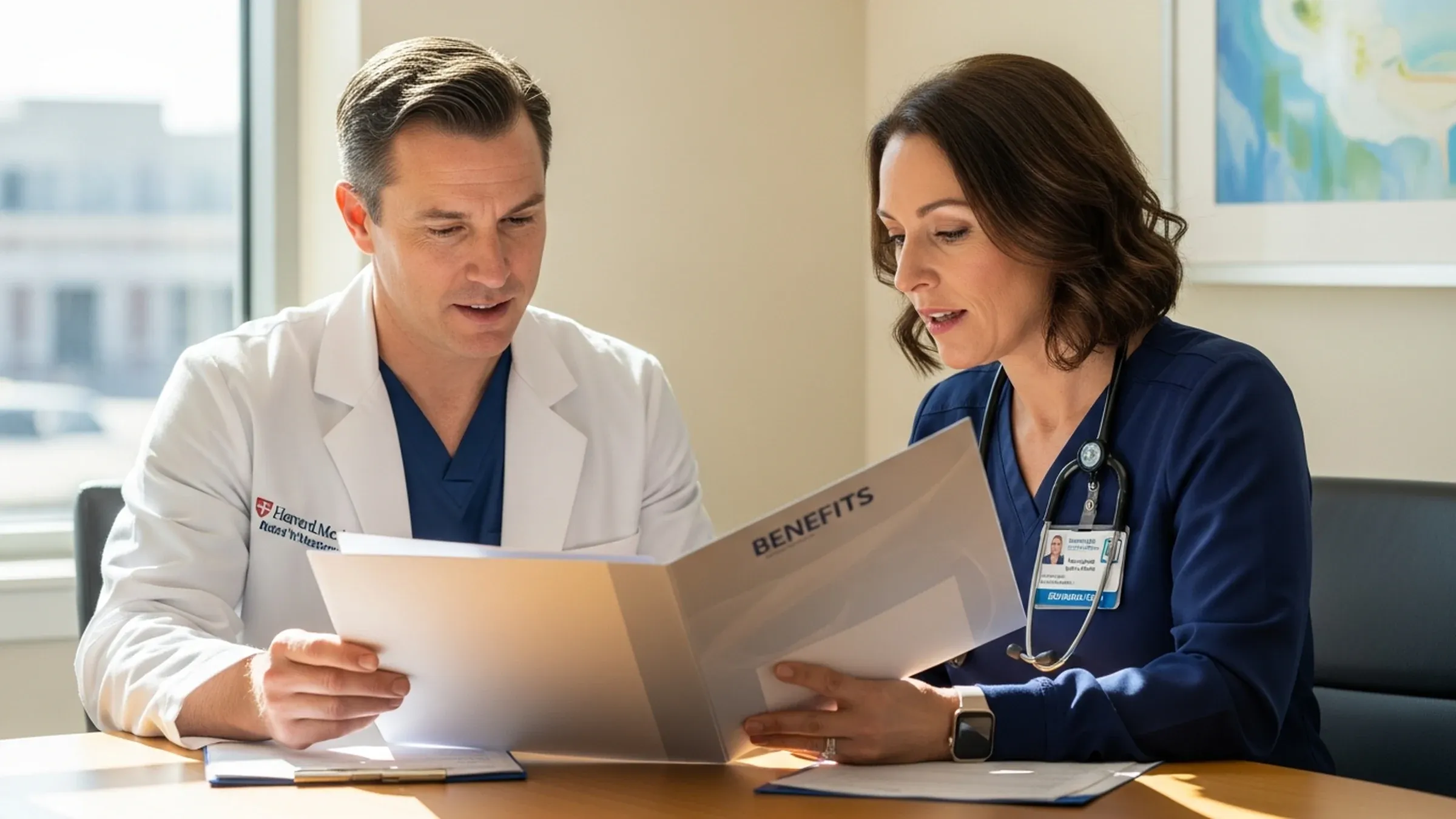 CRNA salary in Texas: expansive Texas hospital campus exterior, modern and bright