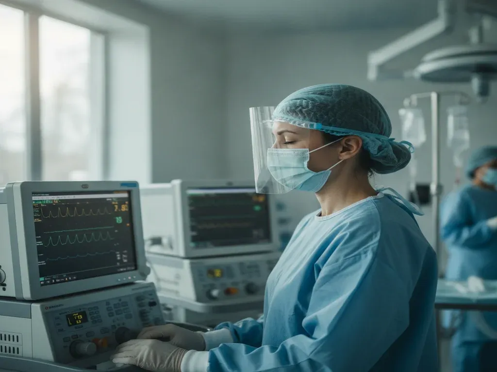 Is anesthesia stressful: anesthesiologist taking a composed breath during a high-stakes case